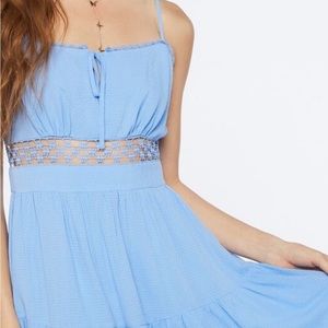 Forever 21 little dress.Super cute. Lace trimmed Mini dress.